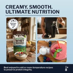 Opportuniteas Grass Fed Chocolate Whey Isolate Protein 1 Pound (Pack of 1)