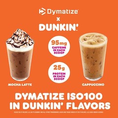 Dymatize ISO100 ISO-100 25g 1.4lb Hydrolyzed Whey Isolate 20 Servings 10 Flavors