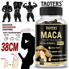 Maca Capsules: Natural Formula for Men’s Health and Energy with 7 Ingredients
