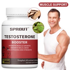 Testosteron Booster 60 Capsules Men’s Health, Build Energy Muscle Stamina