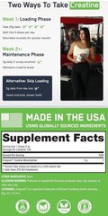 Nutricost Pure Creatine Monohydrate 500 Gram Powder Exp 09/2028 NEW
