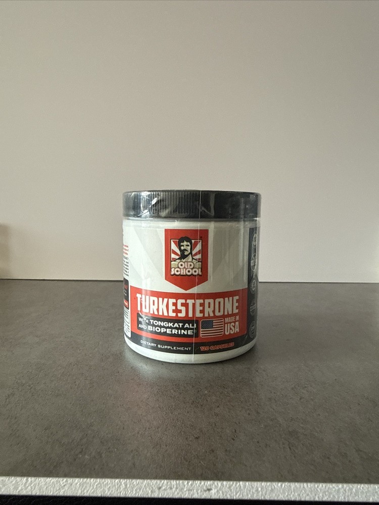 Old School Turkesterone, Tongkt Ali, Bioperine Capsules, 120 Count
