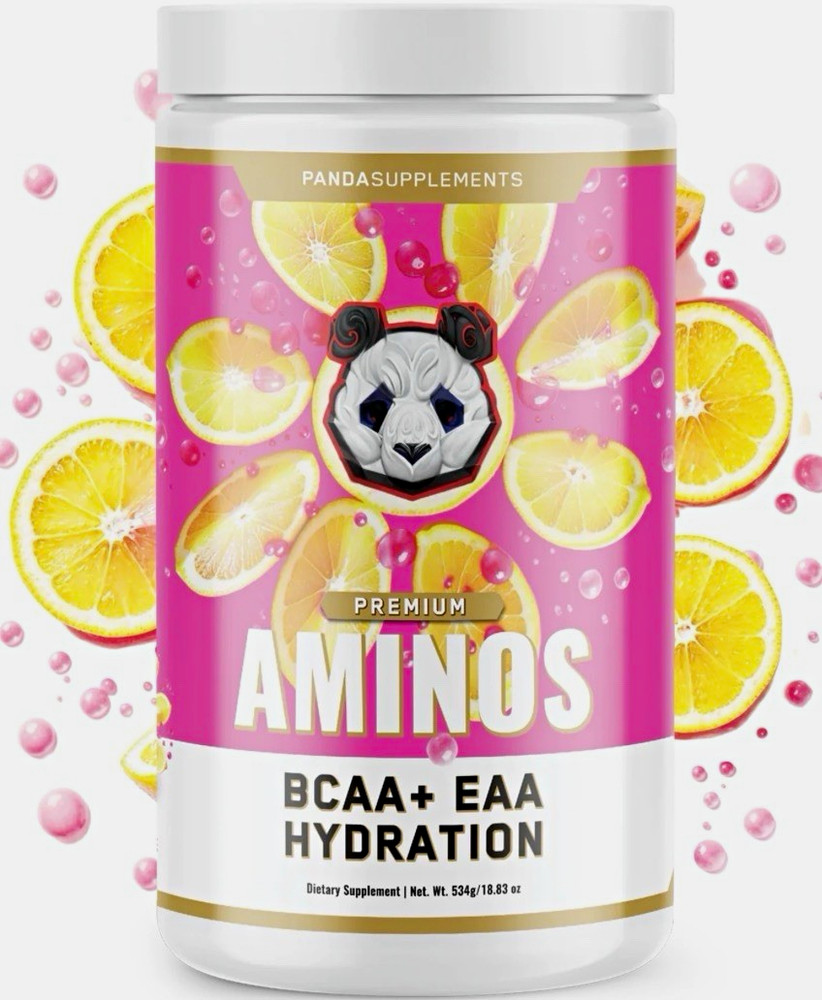 Panda Supplements Premium Aminos BCAA + EAA Hydration Powder New Sealed