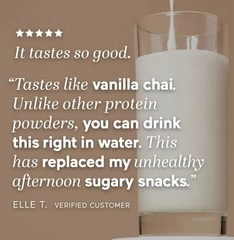 mindbodygreen Grass-Fed Whey Protein Isolate Vanilla Powder 23.5oz All Natural