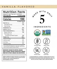 Truvani Vegan Pea Protein Powder Vanilla 20g Organic Plant Based Serving Keto