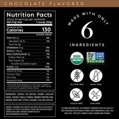 Truvani Organic Plant Based Vegan Protein Powder – Chocolate -8.75oz/10 Servings