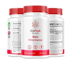 (5 Pack) Biopeak for Male, Bio Peak Advanced Men Support Pills (300 Capsules)