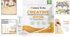 On-the-Go Creatine Powder – 10 x 5g Individual Packs for Muscle Strength