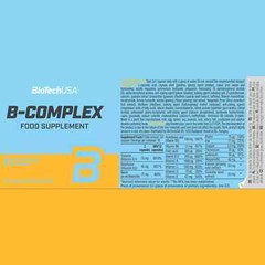 B-COMPLEX 60-240 capsules – 12 vitamins 4 minerals 3 herbs Gluten & Lactose-free