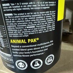 Animal Pak®, Ultimate Foundation, Orange Crush, 14.5 oz (411 g)