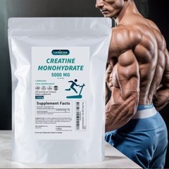 Luckycare Creatine Monohydrate Muscle Build 100% Pure Powder 10OZ-5g Per Serving