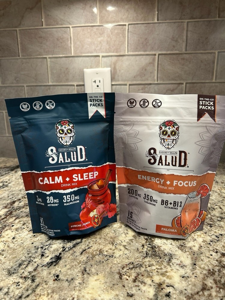 Salud Calm & Sleep + Energy & Focus BUNDLE