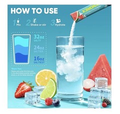JYNOREX Sugar-Free Electrolytes Powder Drink Mix Variety Pack, 30 Sticks