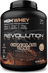 Revolution Nutrition High Whey Protein Powder 6LB Whey Isolate Gluten Free Le…