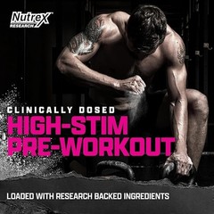 Nutrex Outlift Amped Max High Stim Pre Workout Powder 22 Servings Various Flavor