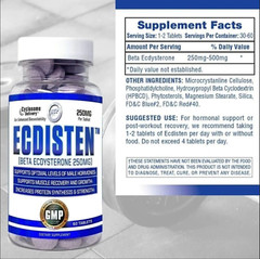 Hi-Tech Pharmaceuticals Ecdisten Beta Ecdysterone 250mg Lean Muscle 60 Tablets