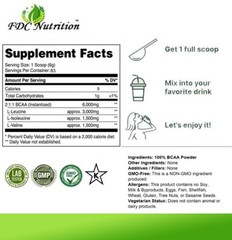 BCAA FREE FORM – 500g 100% PURE KOSHER PURE POWDER