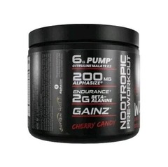 Bucked Up Woke AF Cherry Candy Nootropic Pre-Workout Powder – Size: 8.4 oz