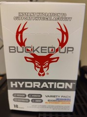 Bucked Up Hydration (New and Improved!) – Variety pack of 18. Exp 01/2027