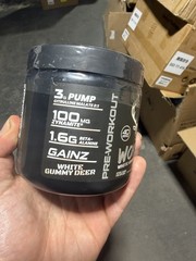 BUCKED UP WOKE AF WHITE GUMMY HIGH STIMULANT PRE-WORKOUT Energy Pump 40 Servings
