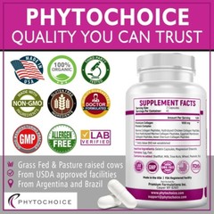 Multi Collagen Peptides-90 Capsules-Type I,II,III,V,X Anti-Aging Collagen Pills