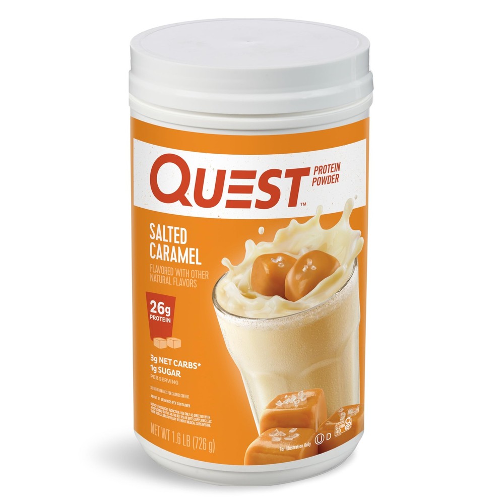 Quest Nutrition Salted Caramel Protein Powder, 26g 1.6 Pound (Pack of 1)