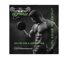gymrat pre wokrkout powder supplement for men and women, natural green tea caffe