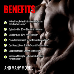 Tribulus Terrestris Dietary Supplement.Muscle Mass.Testosterone level(3 Bottles)