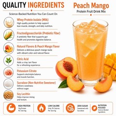 PROTIFIT – High Protein Fruit Flavored Powder Drink Mix, 7 Ounce (Pack of 1)