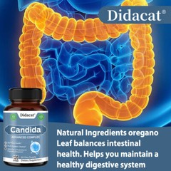 Candida Advanced Probiotic Support Intestinal Health Bacterial Balance 120 Count