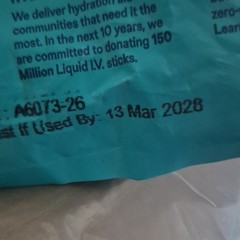 Liquid I.V. Hydration Multiplier Electrolyte Powder Sugar-Free Cherry 5 Sticks
