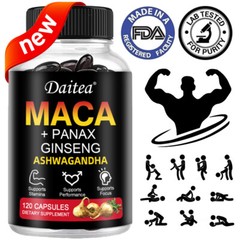 Maca Capsules – Containing Ginseng and Ashwagandha -Sexual Health support