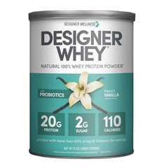 4x Designer Whey, Natural 100% Whey Protein Powder, French Vanilla, BB: 12/2026+