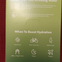 310 Hydrate Electrolyte Drink Mix Sticks Lemon-Lime Sugar-Free 30 Count