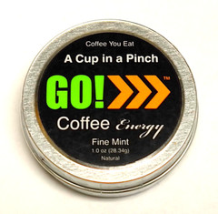 GO! Fine Mint 24 Tins Coffee Energy- Burn Fat – Coffee Chew – Coffee You Eat