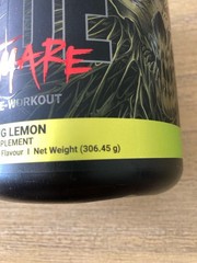 HYDE® Nightmare Intense Pre-Workout Lightning Lemon 30 Servings Exp: 06-2026