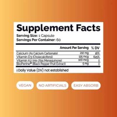 Biohacking VITAMIN D3K2 – 60 Count EXP 2026