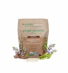 Nutrilite Organics Plant Protein Powder Vegan USDA Organic Chocolate