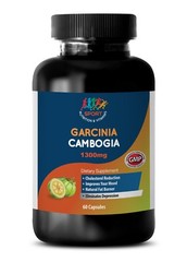Pure Garcinia Cambogia Extract – Garcinia Cambodia 1300 – 100% Pure – 1Bot 60Ct