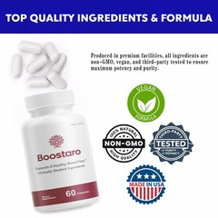Boostaro, Boostaroo Male Virility Blood Flow Supplement (60 Capsules)