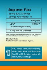 TUDCA Capsules 500mg Serving 60 Caps – Fast Ship from USA 1/