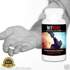 Nitride Nitric Oxide Blood Flow Booster For Male Enhancement & Pre Workout N.O.