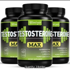 Test Booster Max 1200 Mg Made In USA Trust Pilot Approved 60 Capsules