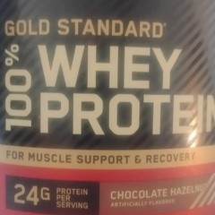 Optimum Nutrition Whey Protein Chocolate Hazelnut Gluten-Free High Protein 24g