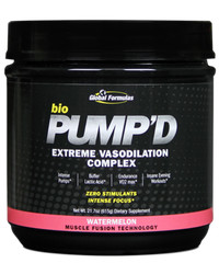 GLOBAL FORMULAS BIOPUMP’D 30 Servings Extreme Vasodilation Complex Intense Pumps