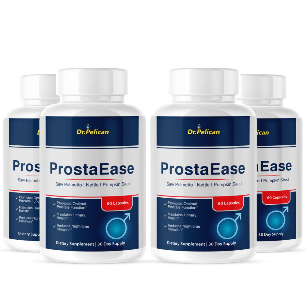 ProstaEase- Support Supplement for Men – Urinary & Bladder Health-4 Bottles
