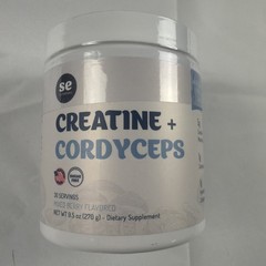 SE Nutrition Creatine Cordyceps Mixed Berry 30 Servings Exp 01 2029 New Sealed
