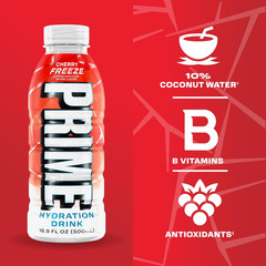 CHERRY FREEZE, Sports Drinks with Coconut Water, Electrolyte Enhanced to Repleni