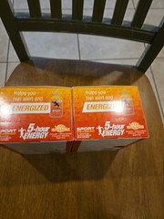 New Lot (2) x 5-Hour Energy Sport Pre-Workout Vital Orange 6-Pack Exp 10/30/2026