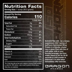 Iso Phorm 5Lb Dragon Pharma 100% Aislada Premium